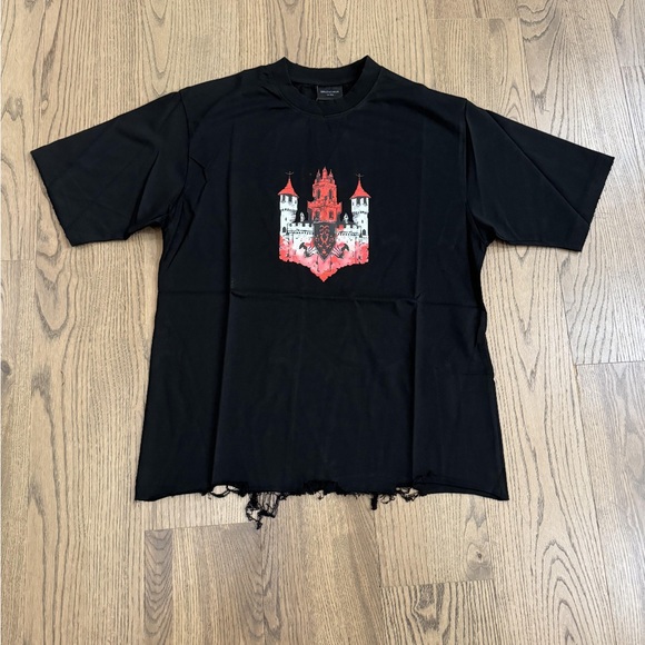 Balenciaga castle t shirt